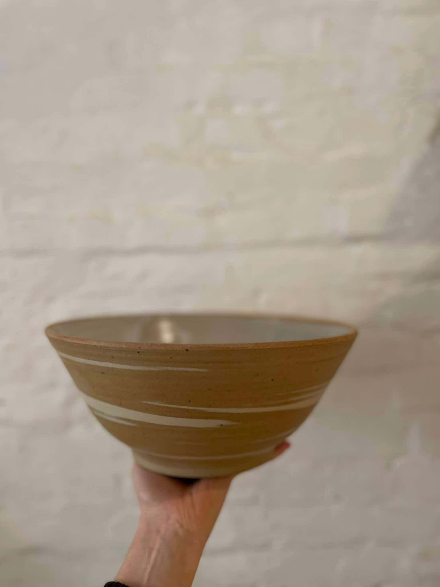 Serving Bowl (L) marbled