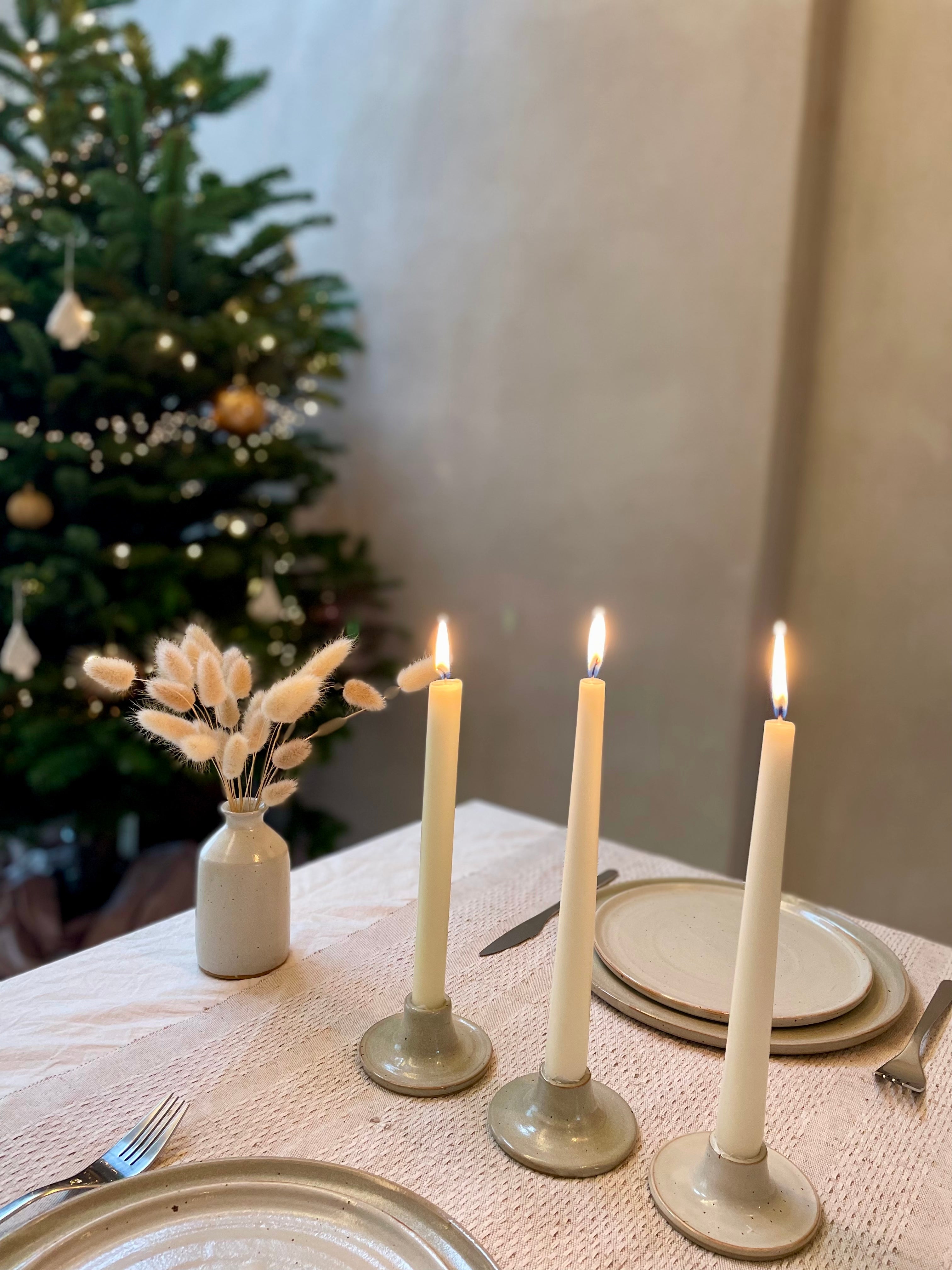 Candle Holder - Pebble