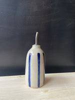Load image into Gallery viewer, Oil Bottle (incl. pouring spout) - Blue Stripes
